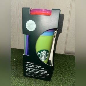 Starbucks Color-Changing Cold Cups - Red and Green
